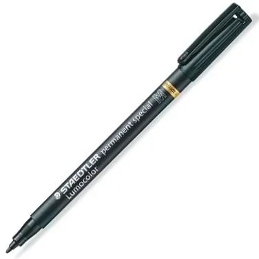 Staedtler Lumocolor 319 rotulador Medio Negro
