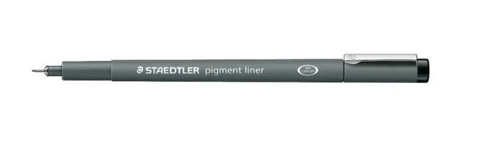 Staedtler pigment liner fineliner 0.3mm rotulador negro
