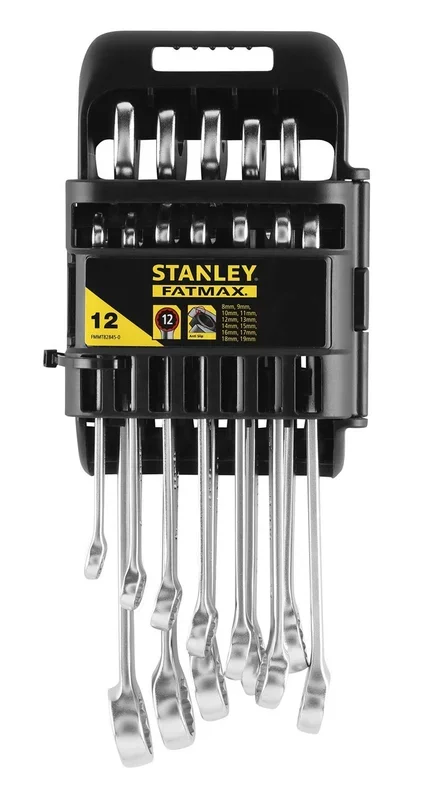 STANLEY FATMAX FMMT82845-0 – Juego de 12 llaves combinadas Fatmax