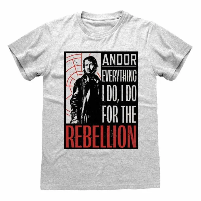 Star wars: andor – everything i do (unisex heather grey t-shirt) large