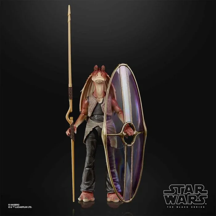 Star Wars Black Series – Figura de acción de lujo de 6 pulgadas, Phantom Menace, Jar Binks, Star Wars 2021 The Black Series, figura de acción de lujo de 6 pulgadas, JAR JAR BINKS Movie Hasbro Episodio