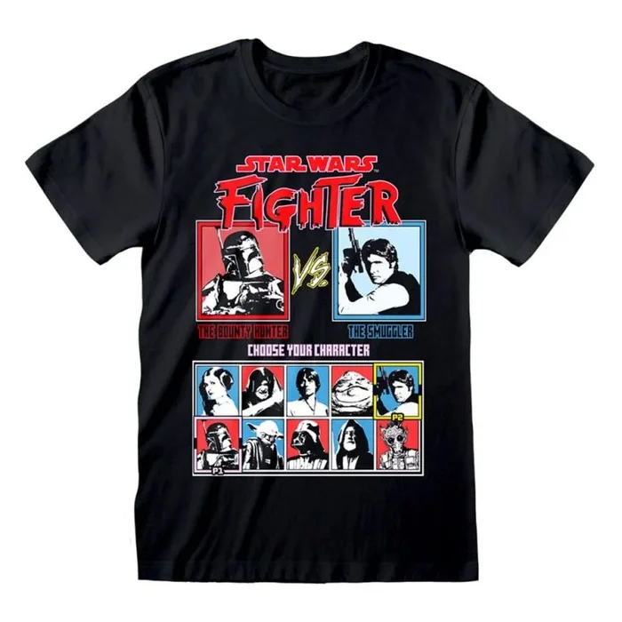 Star wars camiseta vs screen black talla l