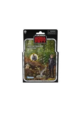 Star Wars: The Book of Boba Fett Vintage Collection Figuras Luke Skywalker & Grogu 10 cm