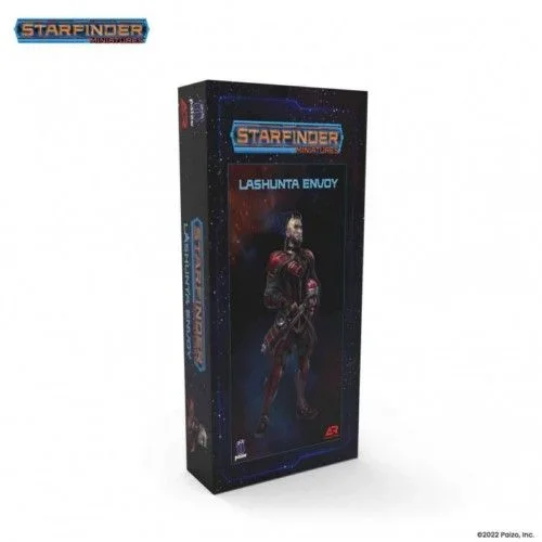 Starfinder – Miniaturas sin pintar: Lashunta Envoy- 32 mm de plástico sin pintar por Archan Studio – para niños y adultos a partir de 14 años
