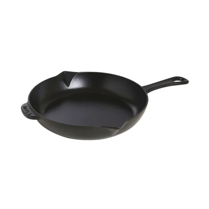 STAUB 40510-617-0 – Sartén de hierro fundido, con mango, Negro, 26 cm