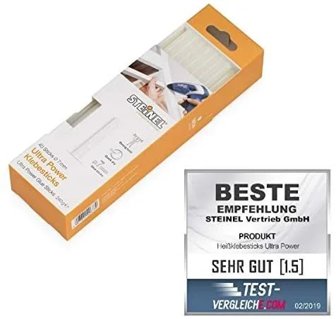 Steinel 6730 Barras de Pegamento Ultra Power, 240 g, 40 barritas, Unidades
