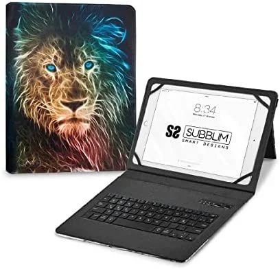 SUBBLIM Funda con Teclado Keytab Pro BT Trendy Leon