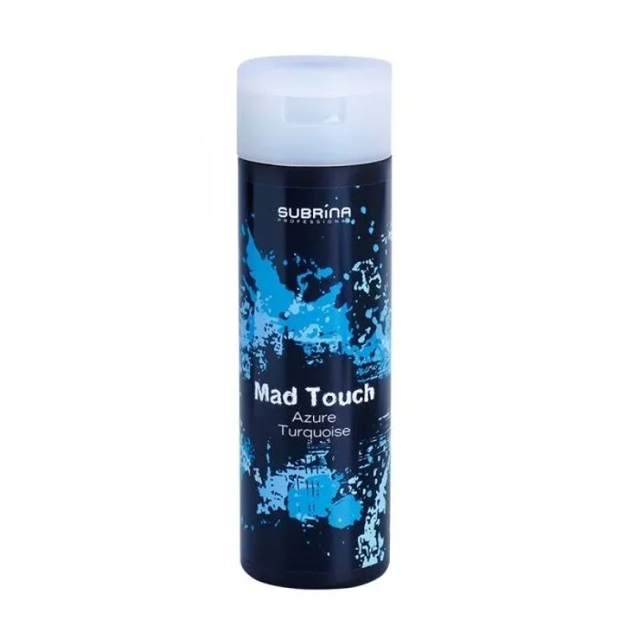 Subrina professional, mad touch, hair colouring gel, for direct colouring, azure turquoise, 200 ml
