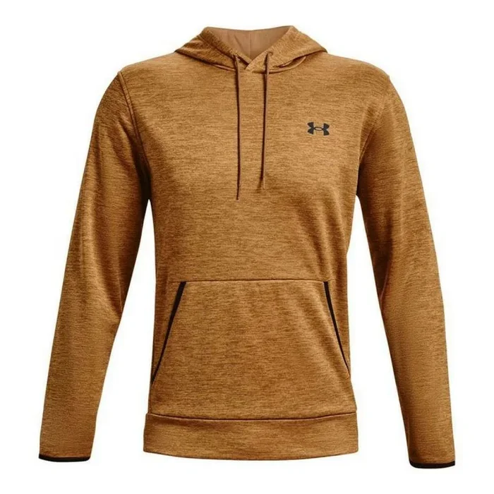 Sudadera con Capucha Hombre Under Armour Fleece Twist Marrón S