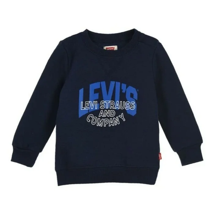 Sudadera Infantil Levi’s TWO TONE PRINT Azul marino 18 Meses