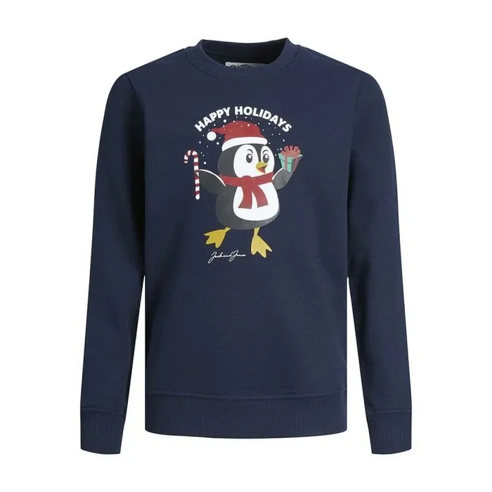 Sudadera sin capucha niño jortoon jack & jones 12222091 azul marino 12 años