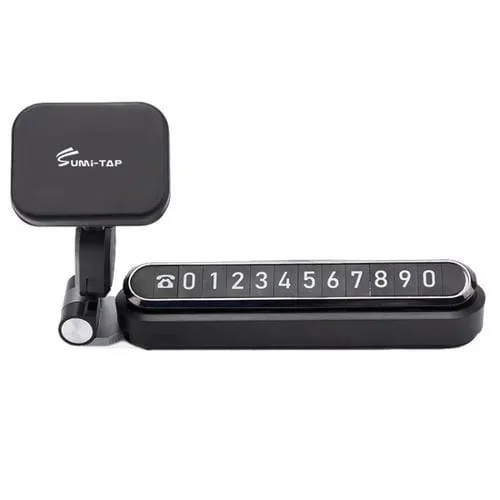 Sumi-Tap Stp-0058 3 En 1 Tenedor de Teléfono Magnético (Negro)