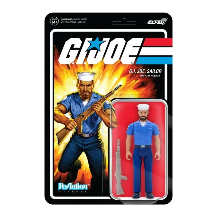 SUPER7 G.I.Joe Wave 2 – Bigote Blueshirt (Rosa)