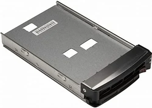 Supermicro MCP-220-73301-0N caja para disco duro externo Carcasa de disco duro/SSD Negro, Acero inoxidable 3.5″