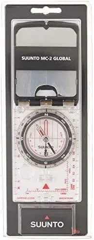 Suunto MC-2 G USGS Brújula de orientación magnética Plástico Negro, Transparente