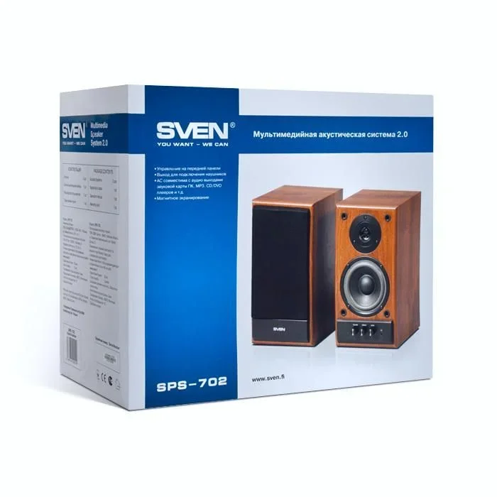 SVEN SPS-702 40 W Negro, Madera ALÁMBRICO