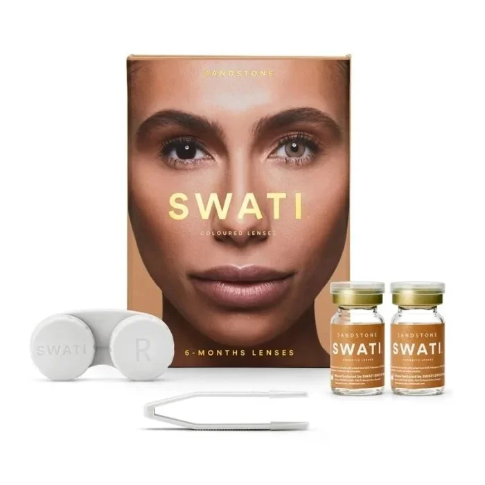 Swati coloured 6-months lenses sandstone 1 pair