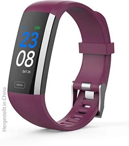 Swisstone SW 600 HR TFT Pulsera de actividad IP67 Púrpura
