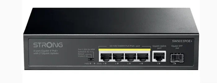 Switch 4 porte gigabit poe (sw5011poe+)