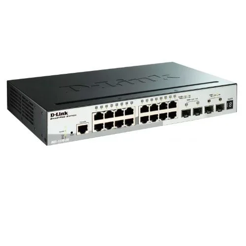 Switch semigestionable d-link stackable dgs-1510-20 16p giga + 2p giga combo + 2p 10g sfp+