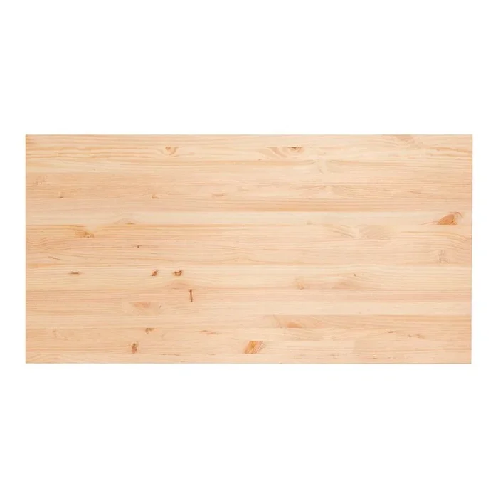 Tablero de Madera Maciza de Pino para Escritorio (120x60cm), 1,8 cm Grosor