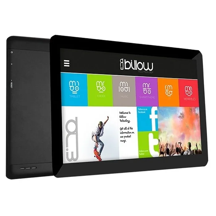 Tablet billow 10.1 lcd hd ips 1280×800 3g dual sim quad core 1.2ghz 32gb 2gb ddr3 wifi android 8.1 doble camara 2 / 5mp color negro bat 5000mah