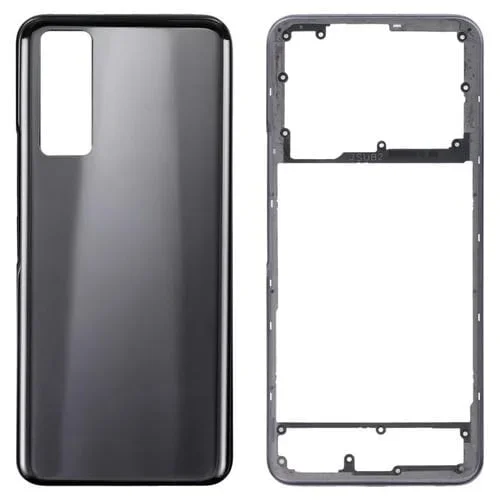 Tapa Trasera Batería con Marco Medio Vivo Y53S 5G (Negro)