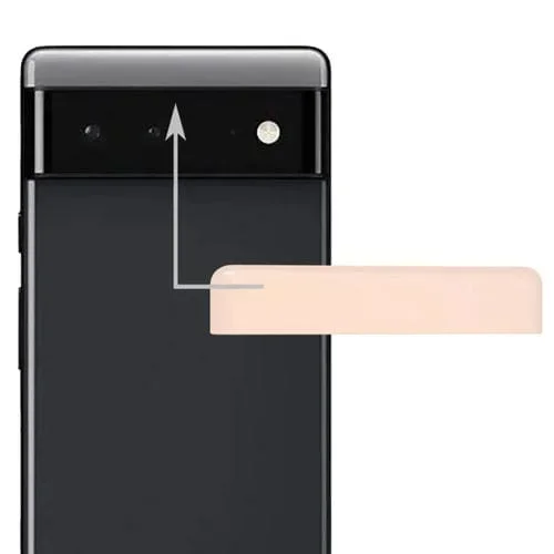 Tapa Trasera Batería Superior Delantera Google Pixel 6 Pro (Rosa)