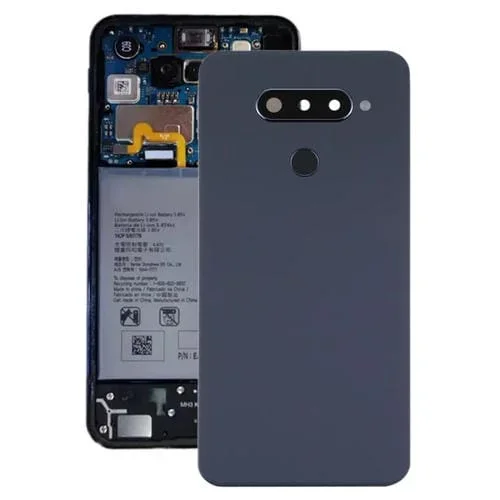 Tapa Trasera de Batería con Tapa de Lente de Cámara LG Q70 LM-Q620WA LM-Q620VAB LM-Q730N (Negro)
