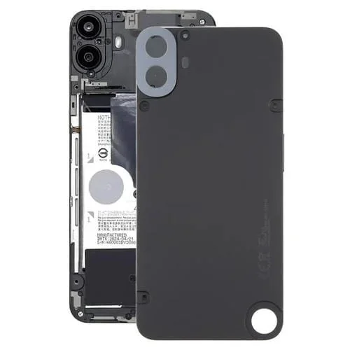 Tapa Trasera Original para Nothing Phone 1 con Tapa para Lente de Cámara (Negra)