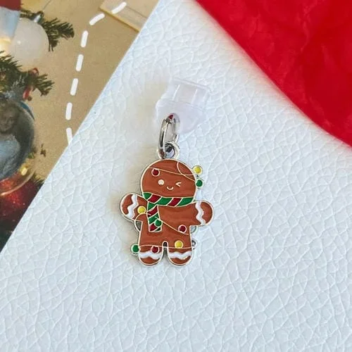 Tapón Antipolvo Tipo C Serie Navideña Cookie Man