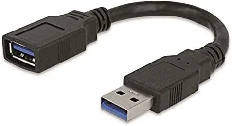 Targus ACC997EUX cable USB 0,15 m USB 3.2 Gen 1 (3.1 Gen 1) USB A Negro