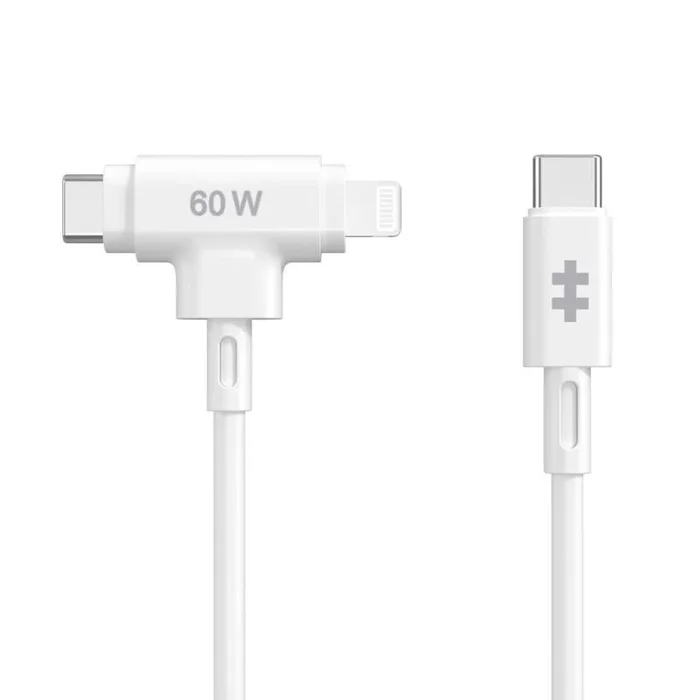 Targus HyperJuice cable USB USB 2.0 1,5 m USB C USB C/Lightning Blanco