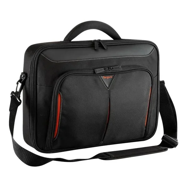 Targus Maletín Portátil Classic – 15,6 Pulgadas Ligero, Impermeable y Antirrobo – Bolsa para Profesionales y Estudiantes – Funda Unisex – Modelo TAR300, Negro