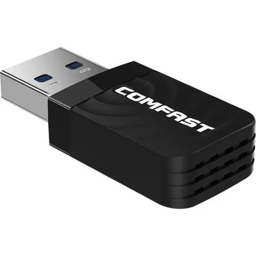 Tarjeta de Red Gigabit Inalámbrica USB Transmisor y Receptor WIFI sin Controlador