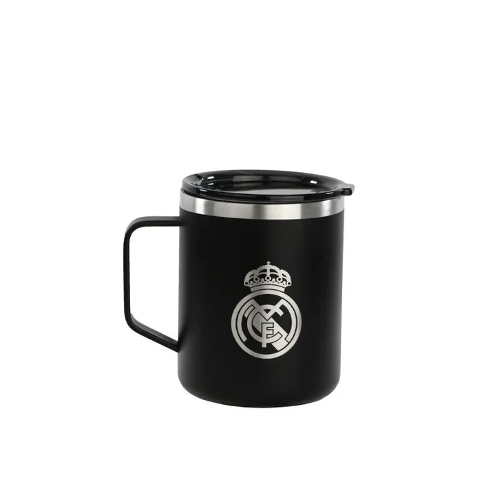Taza termo con tapa real madrid c.f. azul marino acero inoxidable
