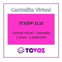 Tc Voz Centralita Virtualip 1lin-1ext Mes