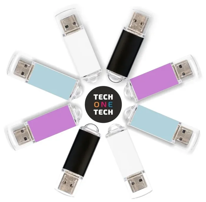 Techonetech basic serie pro pack ahorro de 8 memorias usb 2.0 16gb – colores surtidos (pendrive)