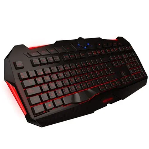 Teclado mars gaming mk215 retroiluminado 7 colores 9 teclas macro 5 multimedia sistema de programacion dual efecto respiracion anti-ghosting usb gold