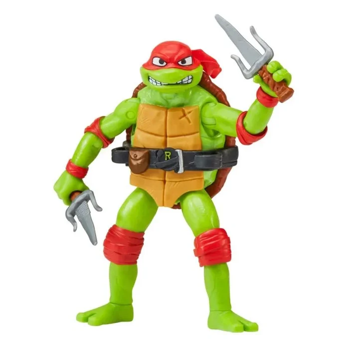 Teenage Mutant Ninja Turtles 83284CO Mutant Mayhem – Figura de acción básica de Raphael de 4.65 Pulgadas, Regalo Ideal para niños de 4 a 7 años y fanáticos de TMNT