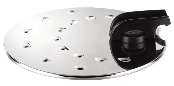 Tefal L9939822 tapa Alrededor Negro, Acero inoxidable