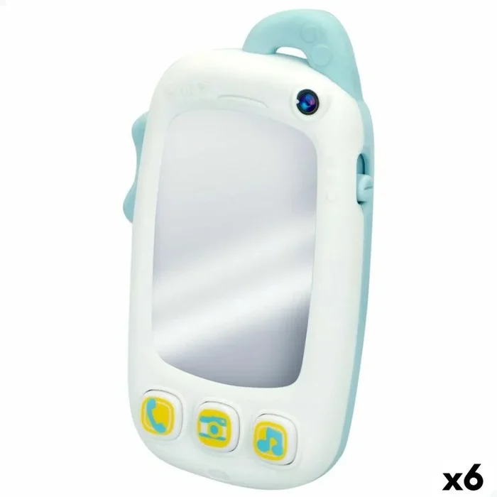 Teléfono de juguete winfun blanco 9 x 15,5 x 3,8 cm (6 unidades)