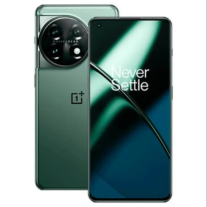 Teléfono Oneplus 11 5g. Color Verde (Eternal Green). 128 GB de Memoria Interna. 8 GB de RAM. Dual Sim. Pantalla Fluid AMOLED de 6,7». Cámara principal triple de 50 MP. Smartphone completamente libre.