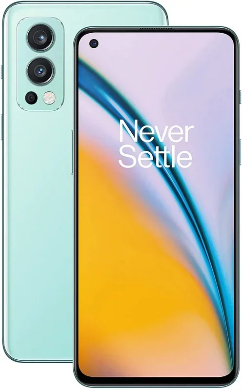Teléfono Oneplus Nord 2, Color Azul (Blue), Banda 5g. 256 GB de Memoria Interna, 12 GB de RAM, Dual Sim. Pantalla de 6.43″. Cámara Triple de 50+8+2 MP. Smartphone completamente libre.