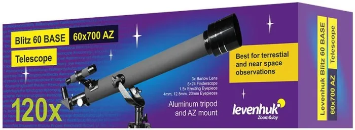 Telescopio Levenhuk Blitz 60 BASE