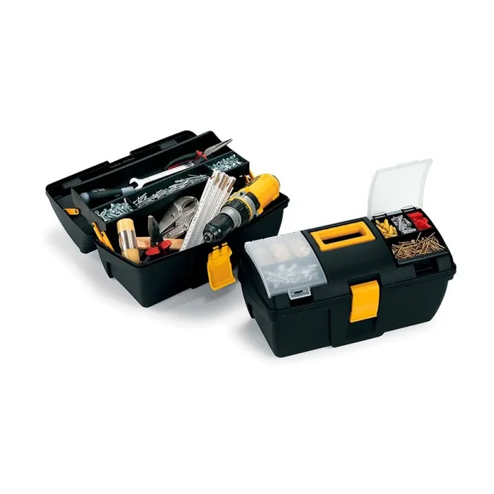 Terry Store-Age 161 C Caja de herramientas Plástico Negro, Amarillo