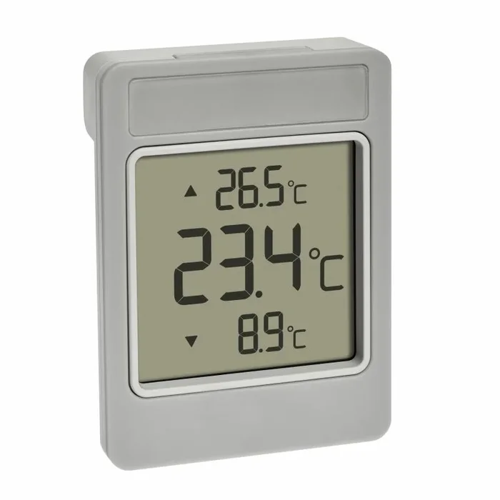 TFA-Dostmann 30.1067.15 termómetro ambiental Estación meteorológica electrónica Exterior Gris