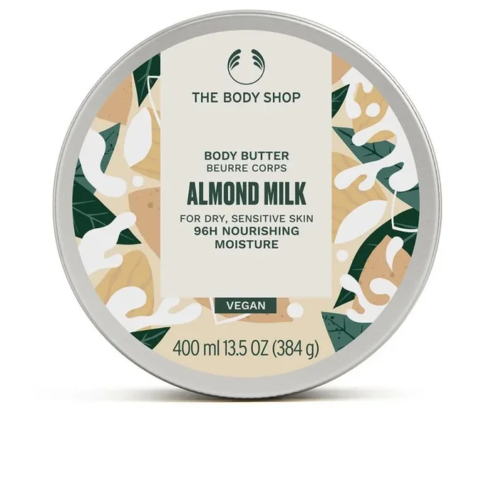 The Body Shop Body Butter LECHE DE ALMENDRAS para Piel Seca Sensible – NUEVO-GRANDE- 400 ML