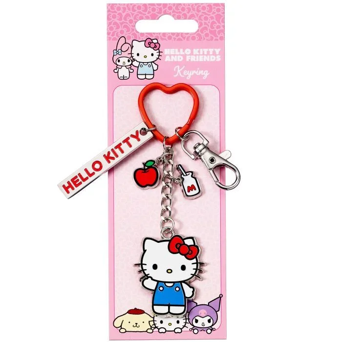 The Carat Shop Llavero de Hello Kitty con abalorios