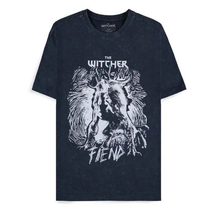 The witcher camiseta dark blue fiend talla l
